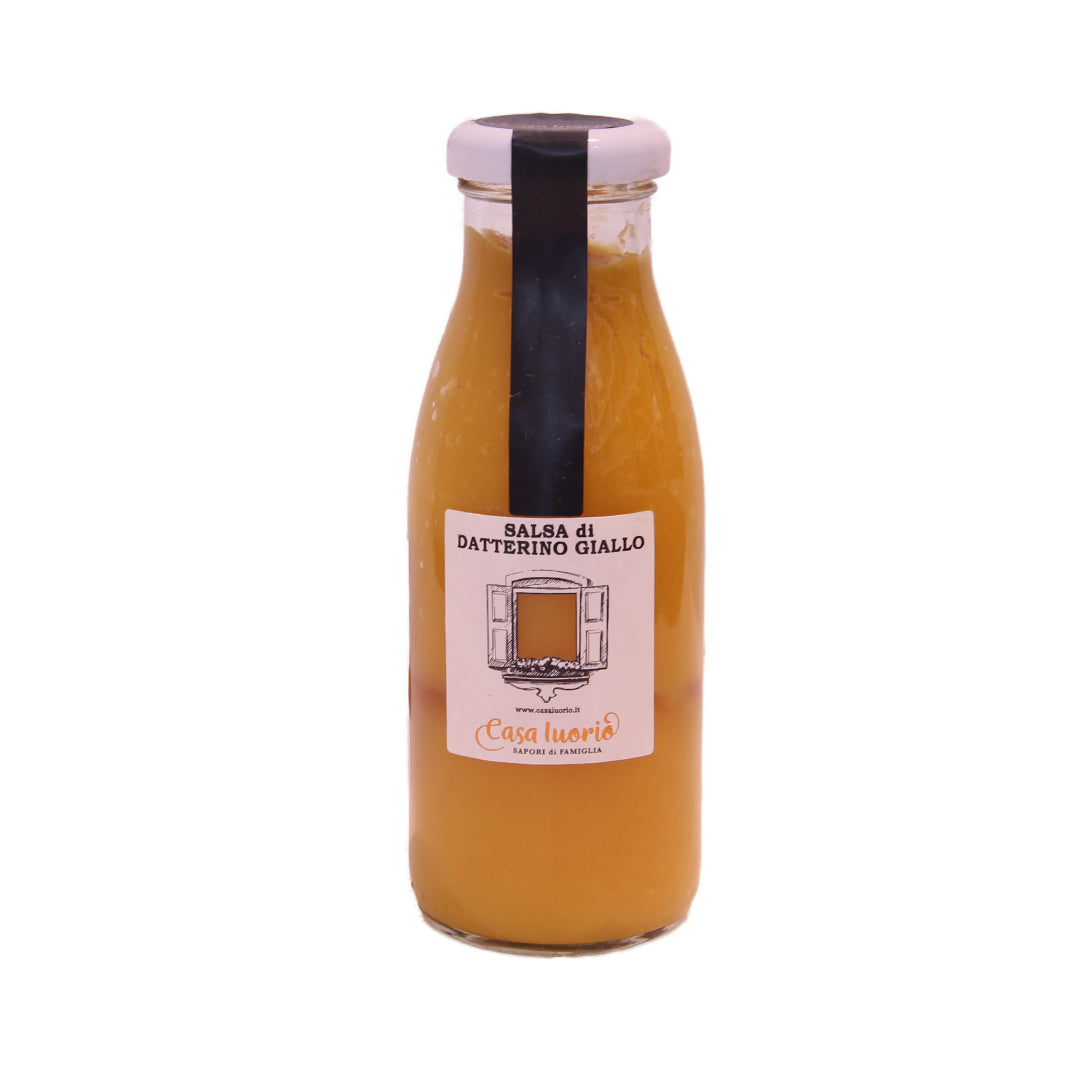 Gelbe Datteltomatensoße