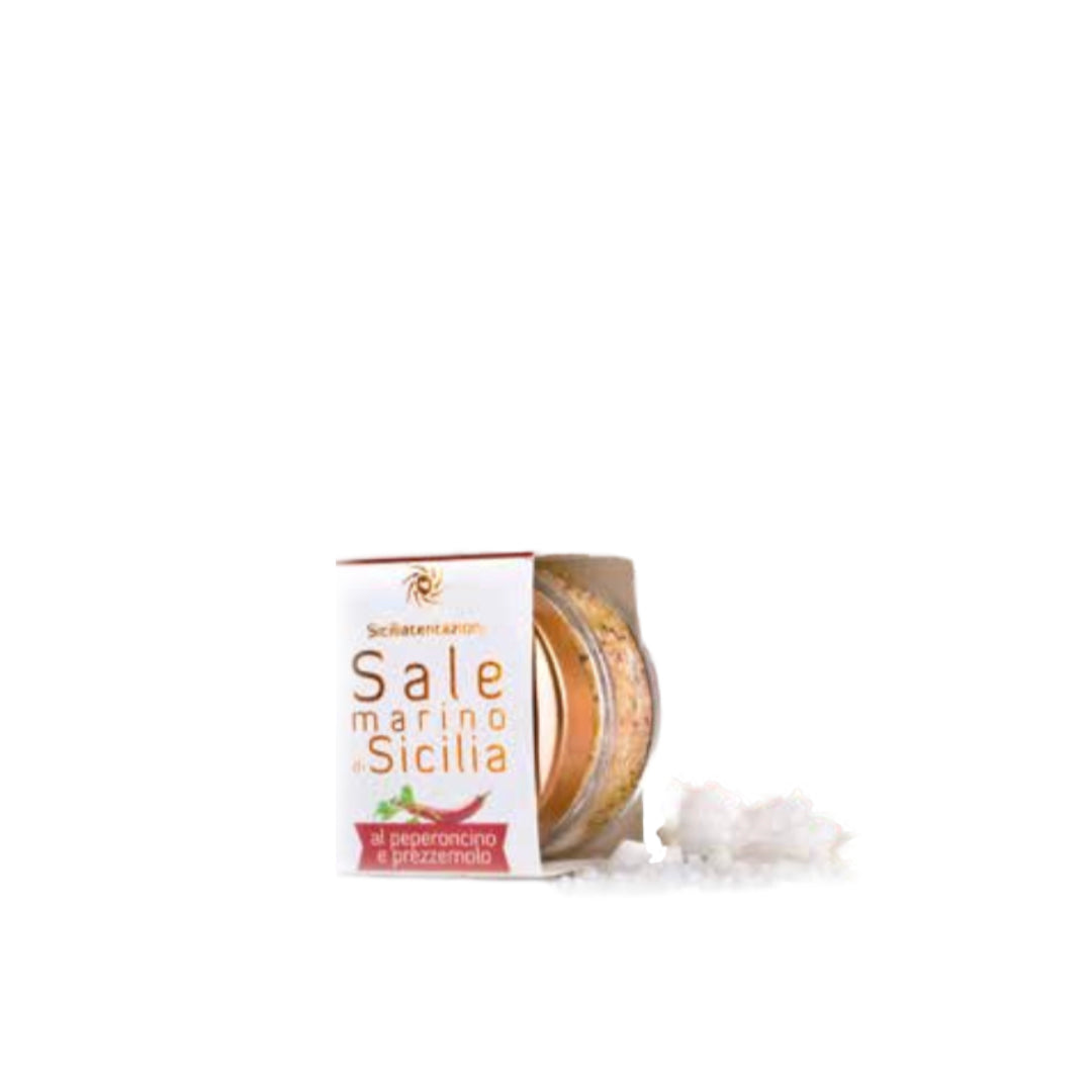 Sale Marino di Sicilia al Peperoncino e Prezzemolo