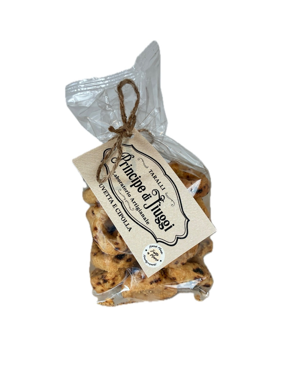 Taralli mit Zwiebeln und Rosinen