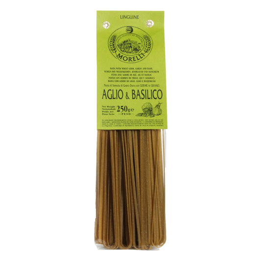 Linguine con Aglio e Basilico